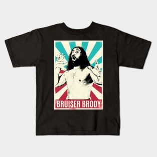 Vintage Retro Bruiser Brody Kids T-Shirt